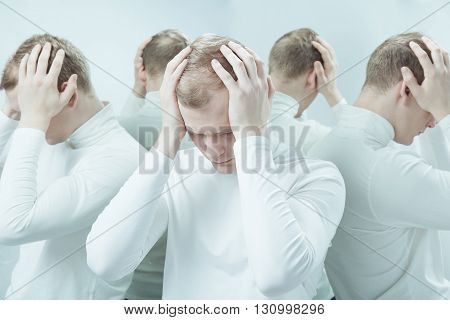 Struggling With His Desease