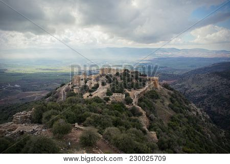 Medieval Muslim Castle Nimrod Fortress In Northern Israel