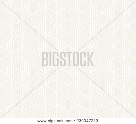 Vector Seamless Subtle Pattern. Modern Stylish Abstract Texture. Repeating Geometric Tiles From Stri