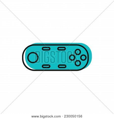 Virtual Reality Control Icon. Doodle Illustration Of Virtual Reality Remote Control Vector Icon For 