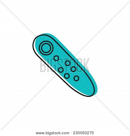 Virtual Reality Control Icon. Doodle Illustration Of Virtual Reality Remote Control Vector Icon For 