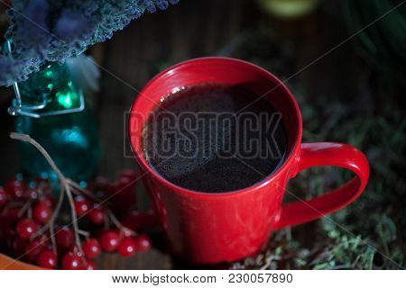 Hibiscus Tea From Rose Carcade Herbal Herbal Tea With Rose Hips And Kalina Diuretic And Cleansing St