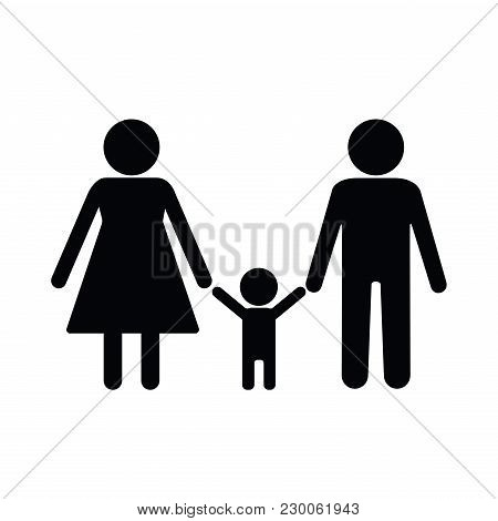 Family Icon Vector Illustration On The White Background
