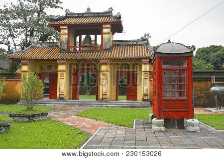 The Grounds In The To Mieu Temple In The Imperial City, Hue, Vietnam
