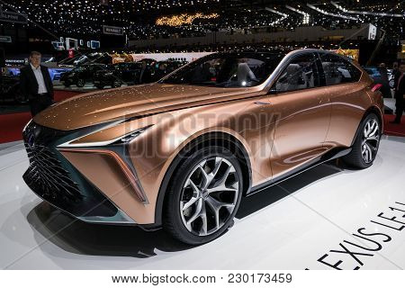 Geneva, Switzerland - March 7, 2018: Lexus Lf-1 Limitless Luxury Crossover Car Showcased At The 88th