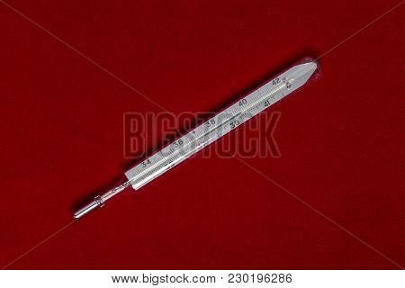 Packages Of Tablets Are Located On A Red Background With A Place For The Inscription