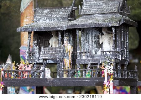 Wooden Lingams Offerings Princess Phra Nang Cave, Railay Peninsula, Krabi, Thailand