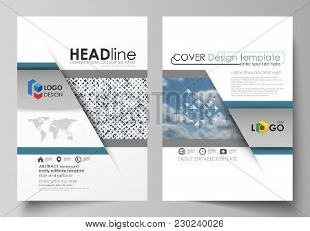 Business Templates For Brochure, Magazine, Flyer, Booklet Or Annual Report. Cover Design Template, E