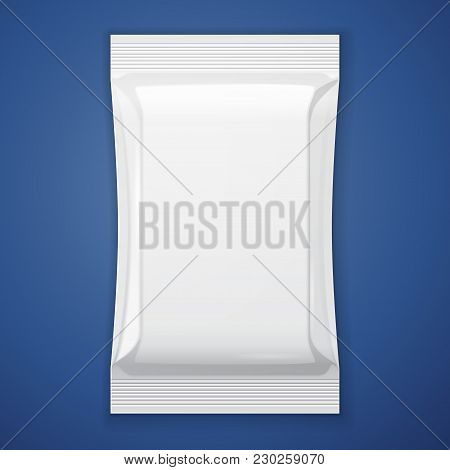 White Blank Foil Food Snack Sachet Bag Packaging For Coffee, Salt, Sugar, Pepper, Spices, Sachet, Sw