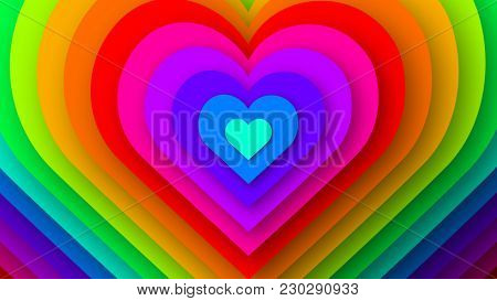 Colorful Love Hearts Image & Photo (Free Trial) | Bigstock