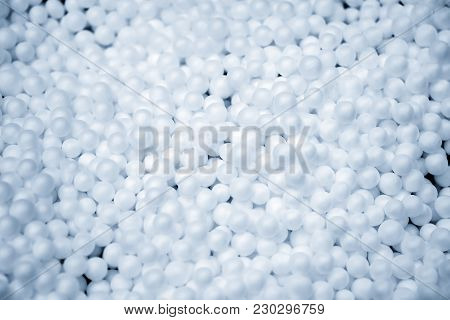 The Grain Of The Foam In The Light Blue Scene.