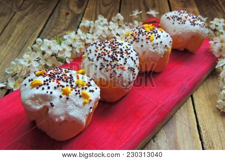 Easter Cupcakes And A Cherry Twig