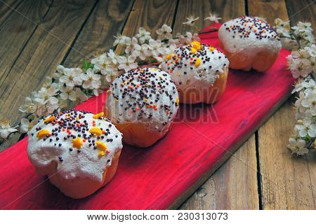 Easter Cupcakes And A Cherry Twig