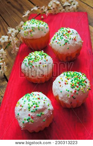 Easter Cupcakes And A Cherry Twig