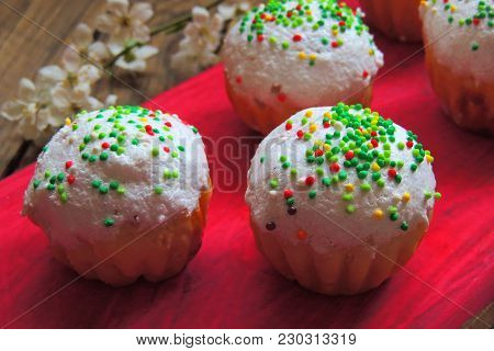 Easter Cupcakes And A Cherry Twig