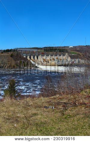 Mactaquac  Dam Near Fredericton New Brunswick, Canada