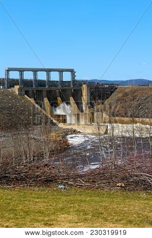 Mactaquac  Dam Near Fredericton New Brunswick, Canada