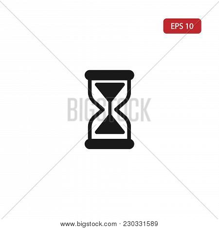 Hourglass Icon.sand Watch Vector Icon Eps10. Hourglass Icon Isolated On The White Background