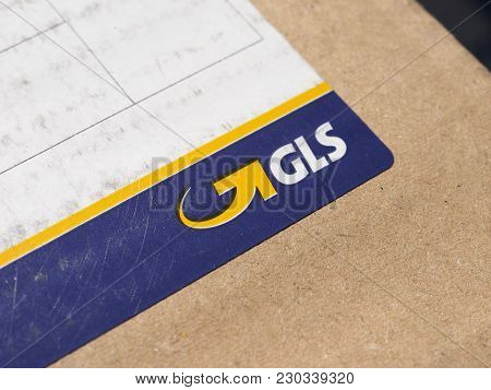 London, Uk - Circa March 2018: Gls Courier Parcel