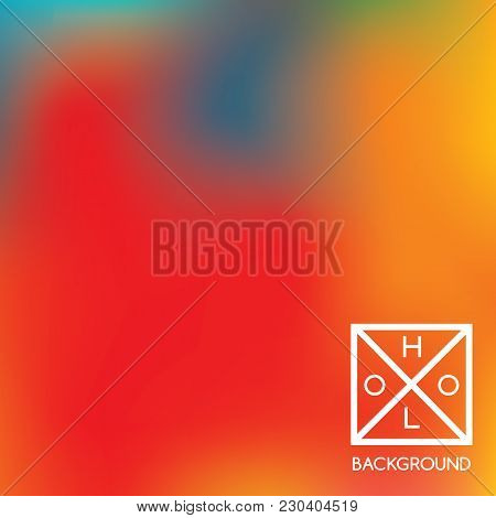 Holographic Background. Holo Iridescent Cover. Gradient Soft Pastel Colors Backdrop. Minimal Creativ