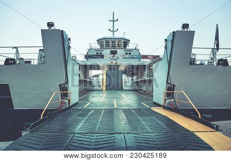 Ferryboat At Drvenik Village, Croatia