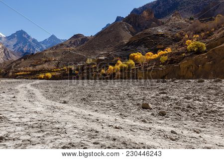 Lupra - Small Tibetan Rural Village In Himalayas, Nepal
