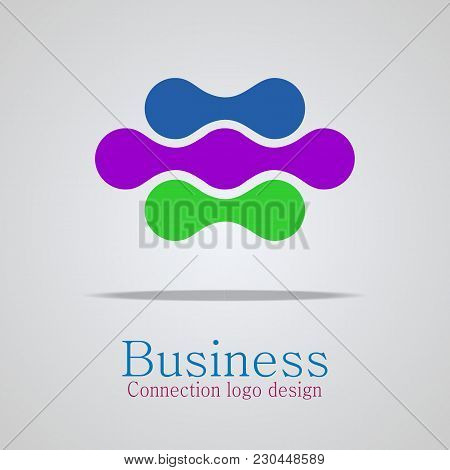 Business Connect Logo, Vector Illustrations, Technology Logo Design..