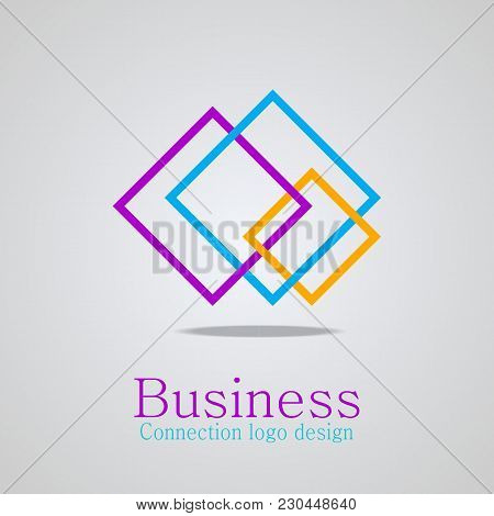 Business Connect Logo, Vector Illustrations, Technology Logo Design..