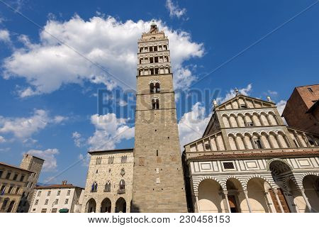 Pistoia - Cathedral Of San Zeno (st. Zeno) X Century In Piazza Duomo (cathedral Square). Tuscany, It