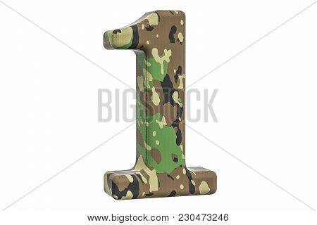 Camouflage Army Number Image & Photo (Free Trial) | Bigstock
