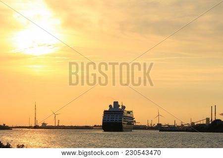 Velsen, The Netherlands - August, 27th 2016: Azamara Quest A Cruise Ship Owned And Operated By Azama