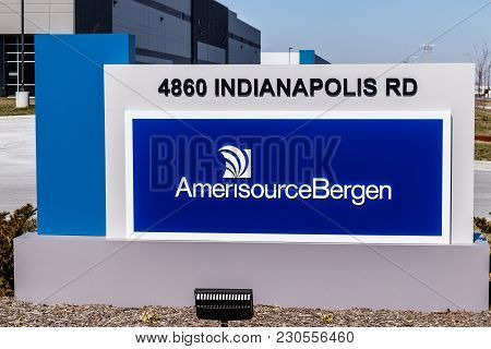 Whitestown - Circa March 2018: Amerisourcebergen Pharmaceutical Distribution Center. Walgreens (wba)