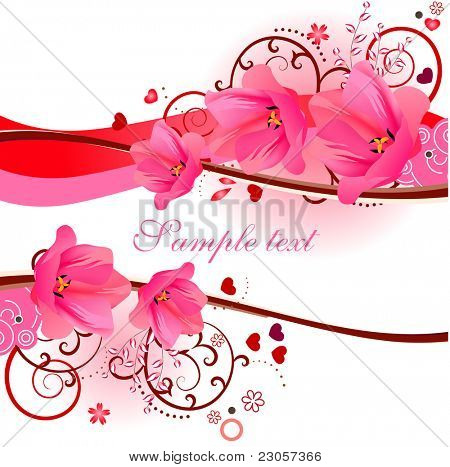 花背景设计
