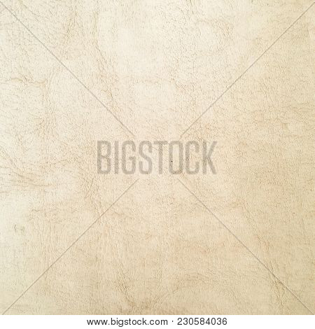 White Leather Texture Background. Leather Textured Background With Side Light