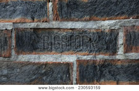 Texture Of Old Wall With Red Brick