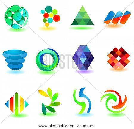 Diferentes iconos modernos para su diseño (parte 8). Visite mi Galería para ver similares.