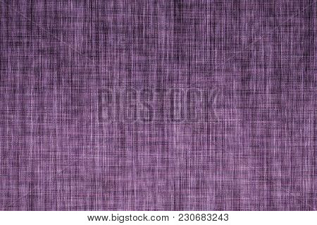 Fabric Surface For Book Cover, Linen Design Element, Grunge Texture, Orchid Haze Color Painted.
