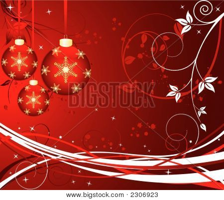 Abstract Christmas Background Vector