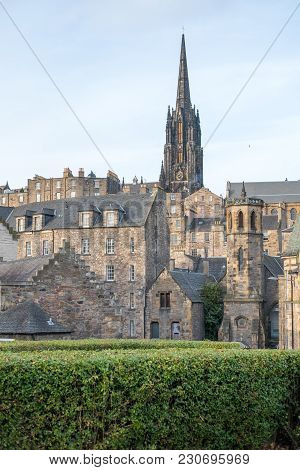 View Of Historic Building In Edinburgh, United Kingdom