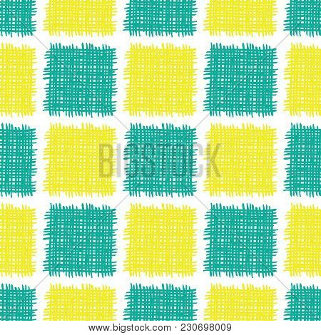 Seamless Pattern With Abstract Geometric Design. Vector Illustration.