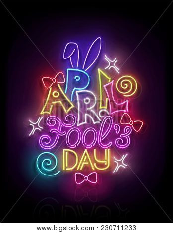 Greeting Card Template For April All Fool's Day