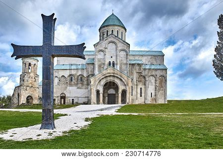 Church, Located Racha Region Of Georgia, Lower Svaneti Mountains. Europe. Travels Nature