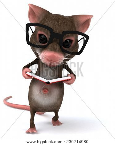 Fun mouse - 3D Illustration
