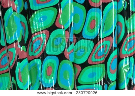Background Made With Scattered Color Gel Balls