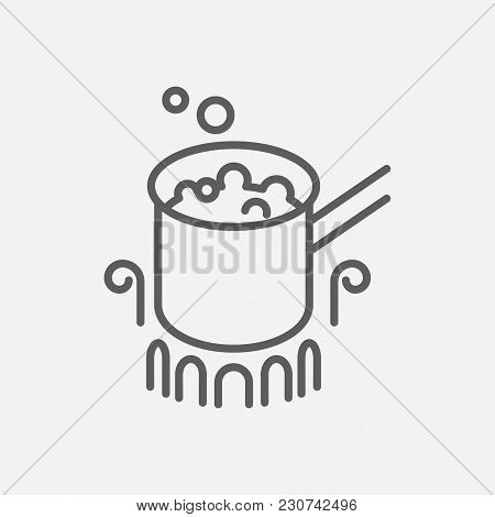 Stovetop Espresso Icon Line Symbol. Isolated Vector Illustration Of  Icon Sign Concept For Your Web 