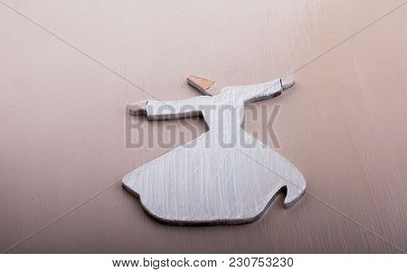 Sufi Dervish Figurine Model In Small Size In View