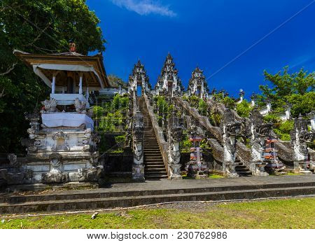Lempuyang temple - Bali Island Indonesia - travel and architecture background