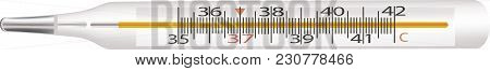 Mercury Thermometer For Measuring Body Temperature Mercury Thermometer For Measuring Body Temperatur