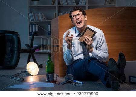 Sad Employee Office Image & Photo (Free Trial) Bigstock