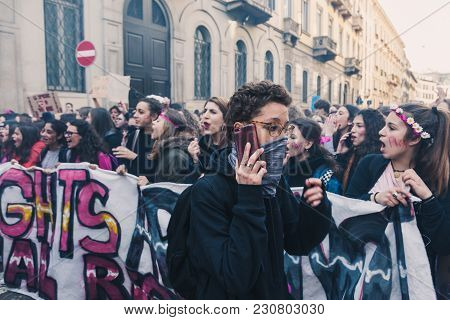 Students Celebrating The International Wome's Day
